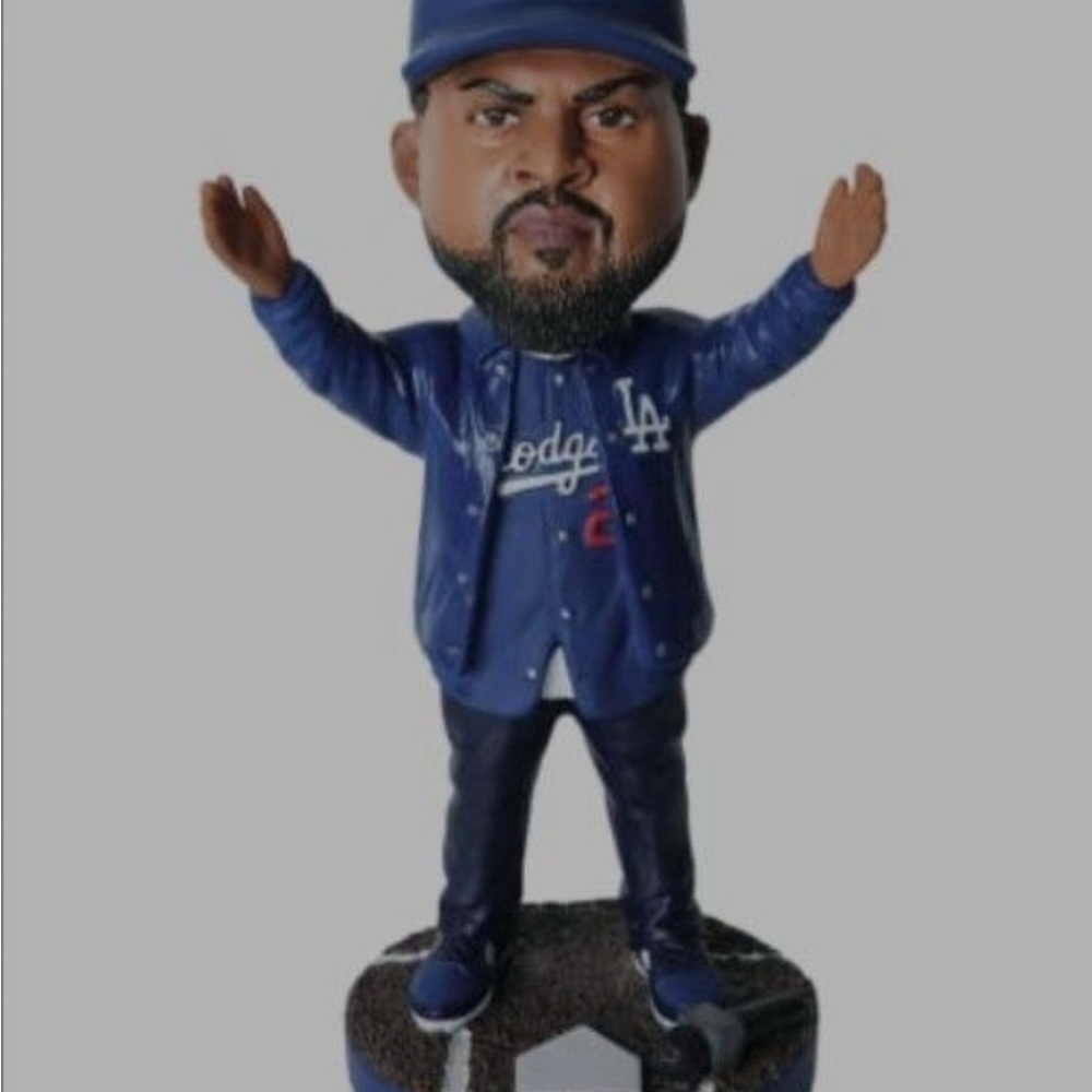 Rare Ice Cube LA Dodgers Bobblehead